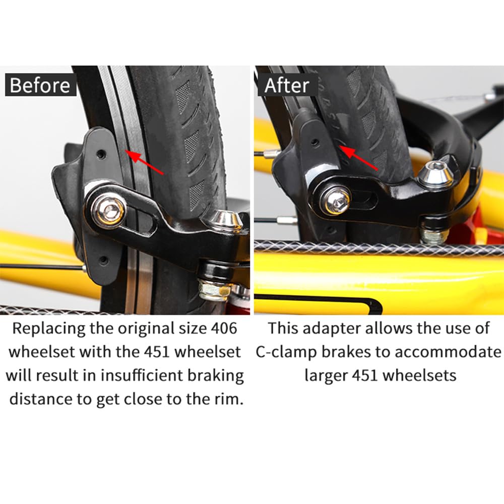 Amazon | ZLiT 406~451 20インチ 折りたたみ自転車 V ブレーキ